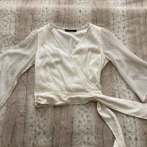 Abercrombie Cream Kimono Style Top